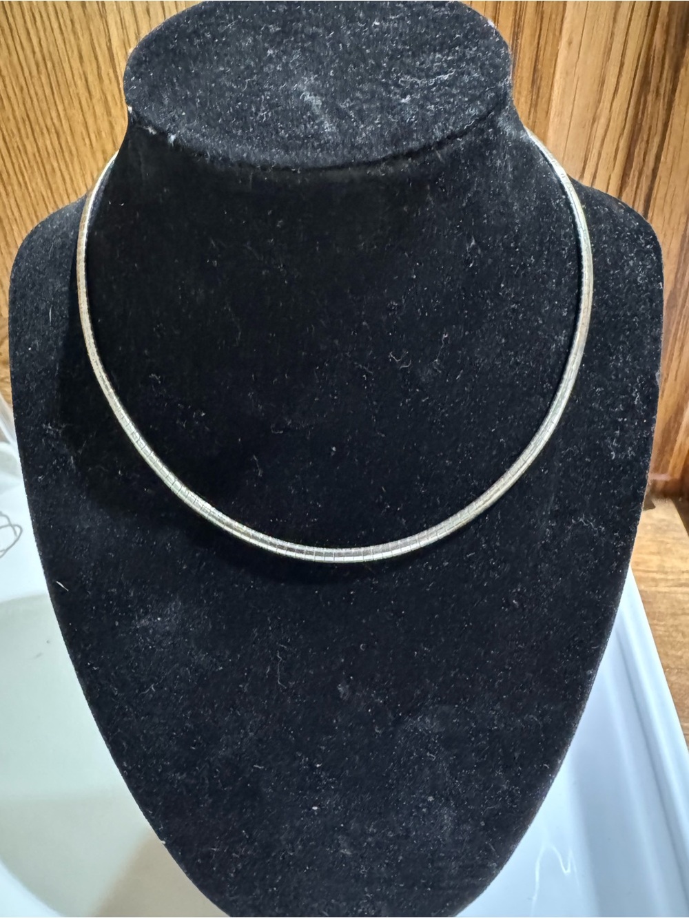 925 Italy Sterling Silver Omega Necklace - Classic Minimalist